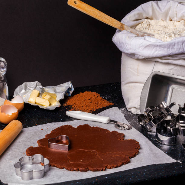 istock The process of baking chocolate cake base from shortcrust pastry. 836288266