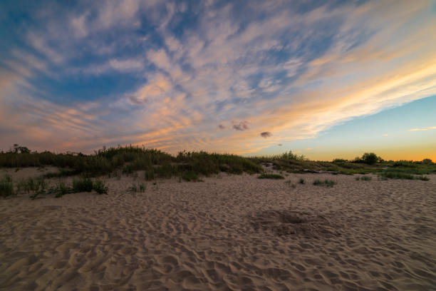 istock Evening Scene Night is Coming at beach 836306272