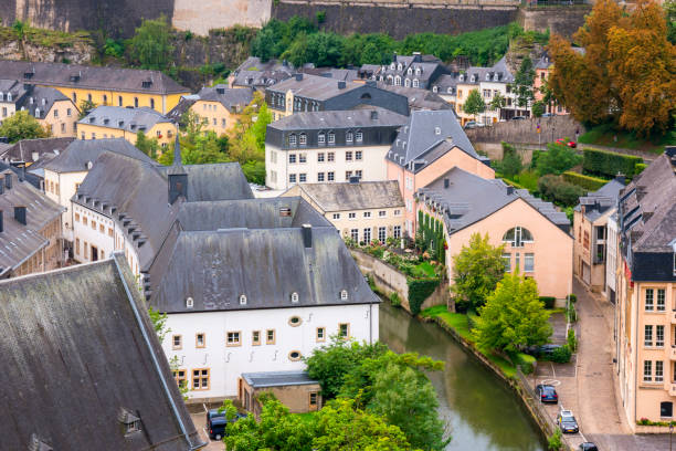 istock View at Grund, Luxembourg 836312462