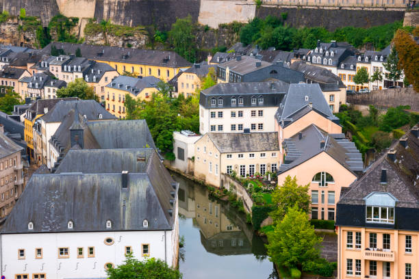 istock View at Grund, Luxembourg 836312620