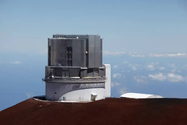 Telescope on Mountain Summit