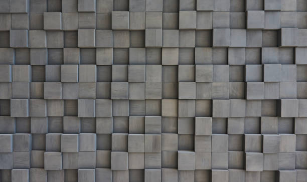 istock Texture of a wall from wooden beams 836332438
