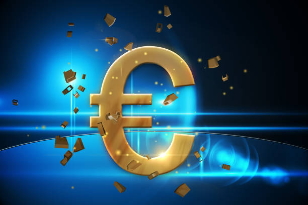 istock Golden euro sign 836332766
