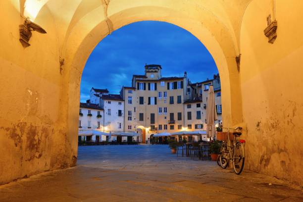istock Entrance Night Amphitheatre Square 836332826