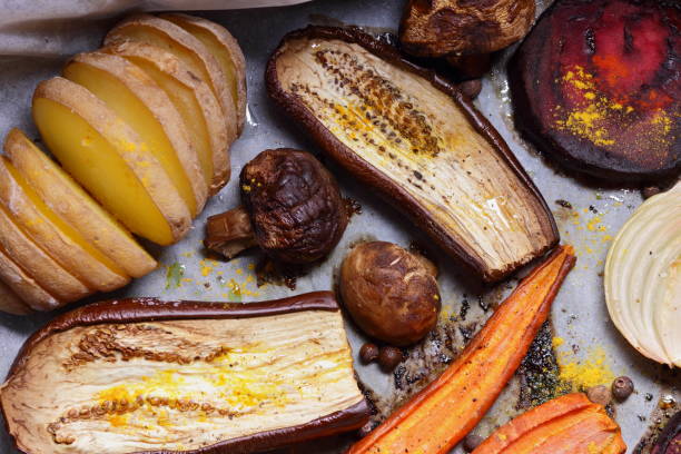 istock Various vegetables baked in the oven at home kitchen 836333014