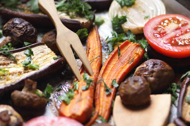 istock Various vegetables baked in the oven at home kitchen 836337182