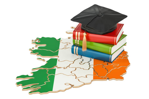 istock Education in Ireland concept, 3D rendering isolated on white background 836339986