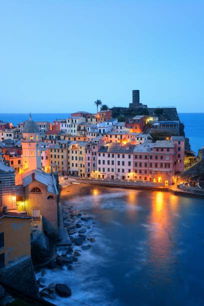 istock Vernazza at night in Cinque Terre 836347180