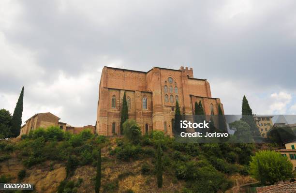 Basilica Cateriniana In Siena Italy Stock Photo - Download Image Now - Ancient, Architecture, Basilica