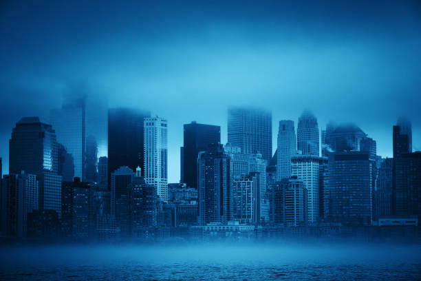 istock New York City downtown fog 836354310