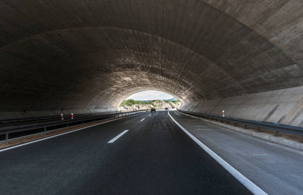 istock Road in an underground tunnel 836361718