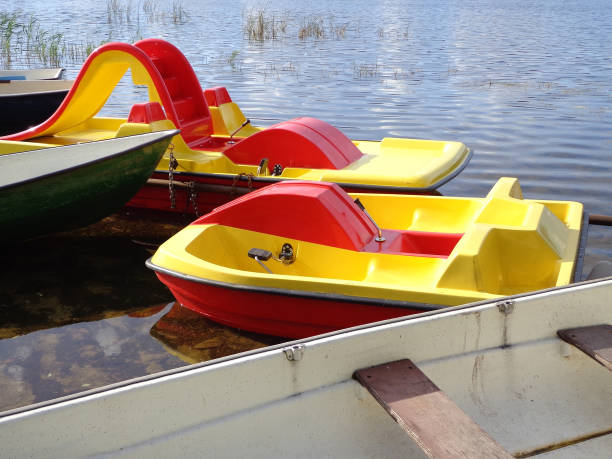istock Boats and paddle boats 836365030