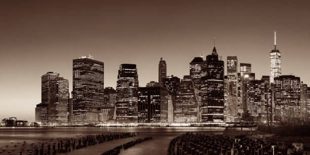 istock New York City downtown waterfront dusk 836380756