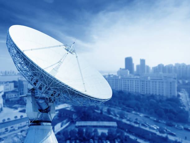 picture of parabolic satellite dish space technology receivers picture of parabolic satellite dish space technology receivers parabola stock pictures, royalty-free photos & images