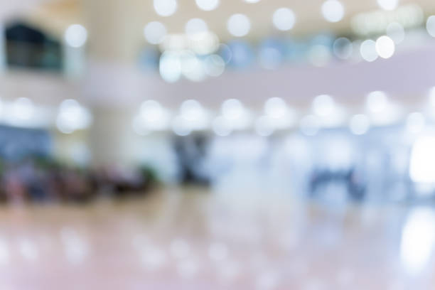 istock Abstract blur shopping mall interior and retail store for background 836395074