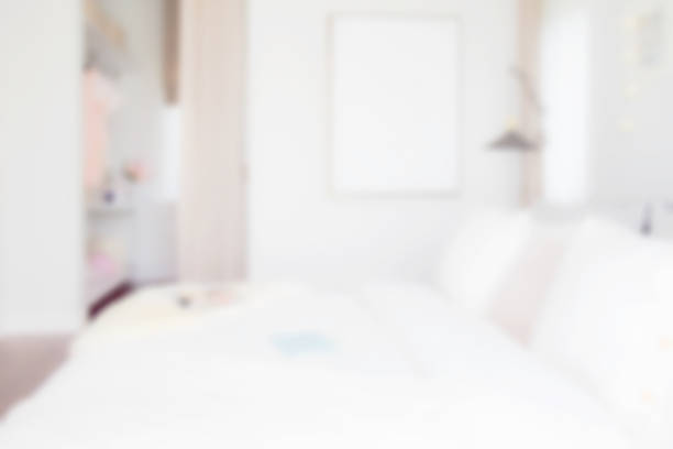 istock Defocus bedroom in bright vibe interior decoration 836395538