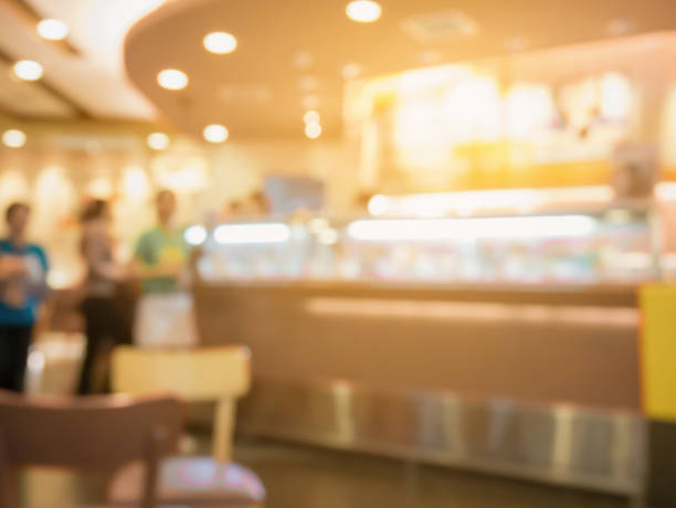 istock Abstract blur coffee shop or cafe restaurant interior 836417968