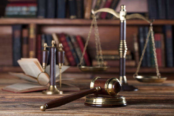 istock Lawyer and judge. 836423426