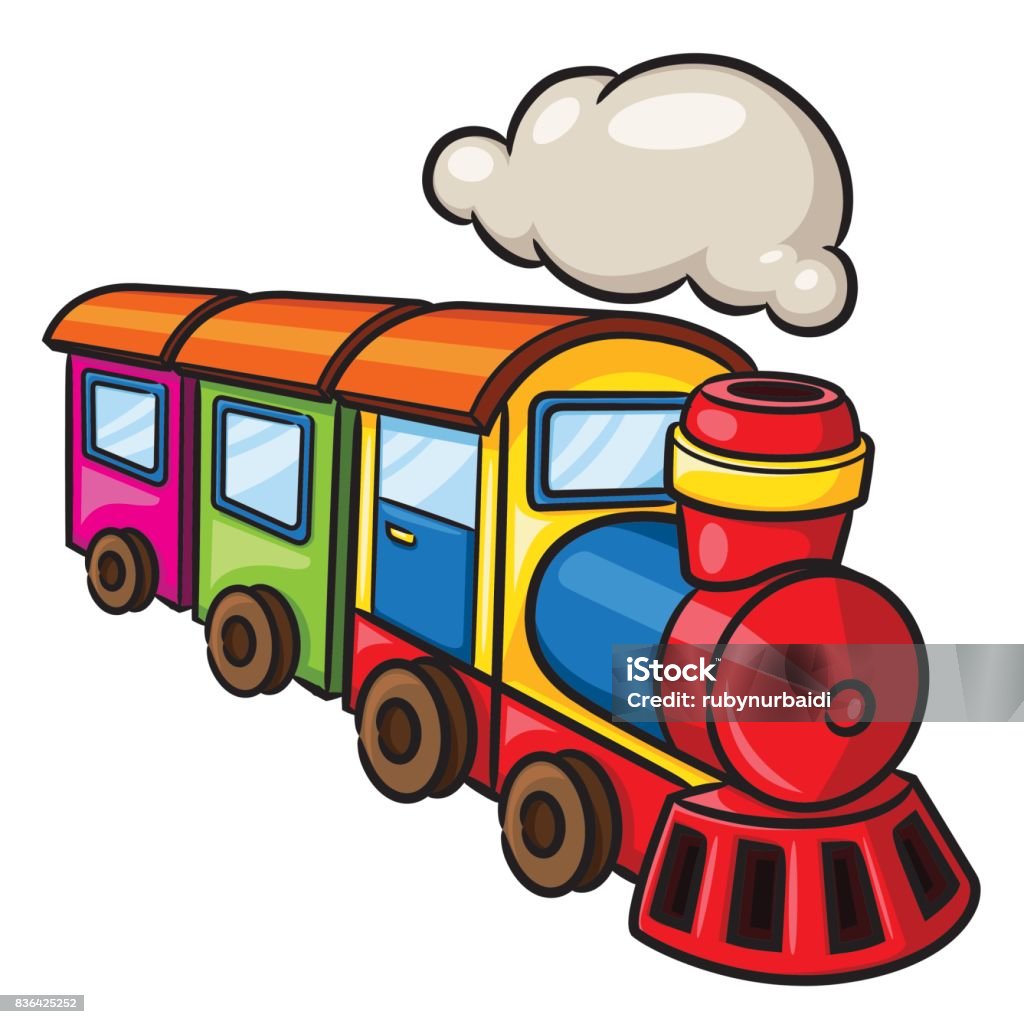 Train Cartoon Stock Illustration - Download Image Now - Business ...