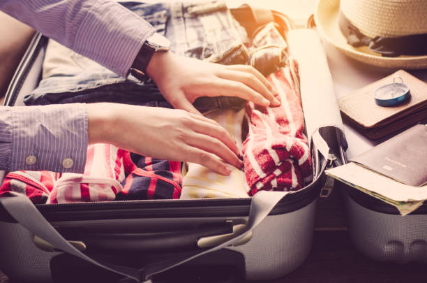 istock Tourists are packing luggage for travel. 836429678