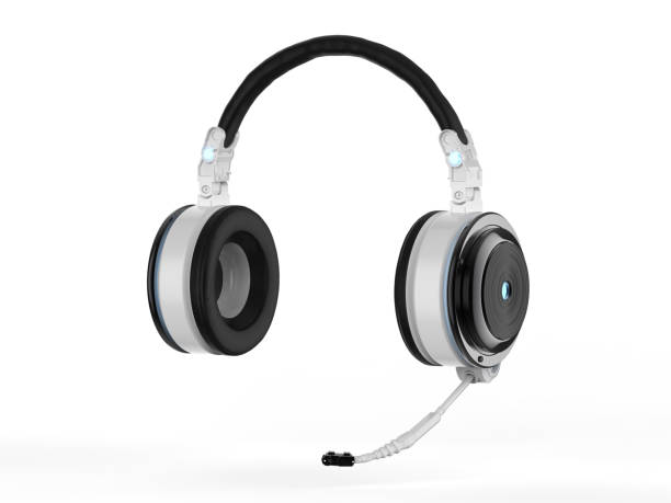 istock headset or headphones with microphone 836430744