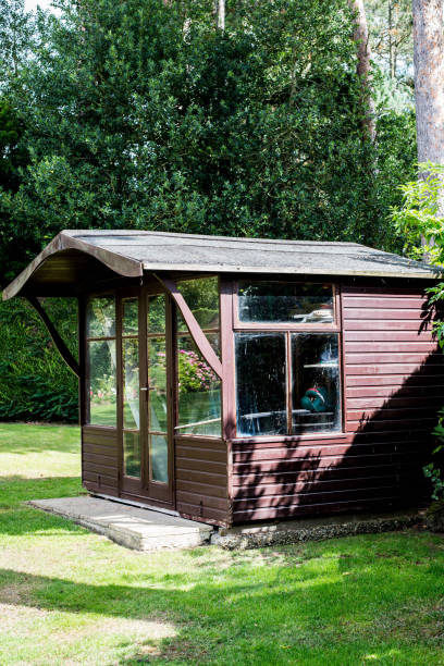 istock Wooden Garden Shed 836437816
