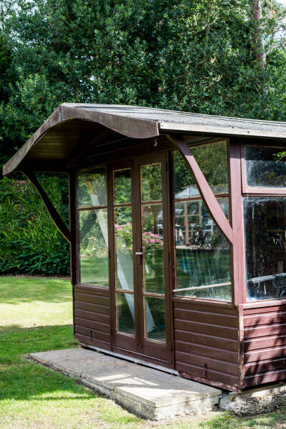 istock Wooden Garden Shed 836437820