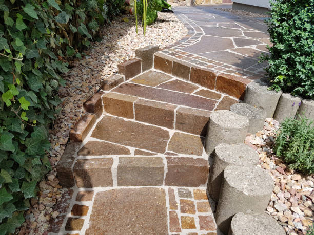 istock Garden path, natural stone, porphyry 836445592