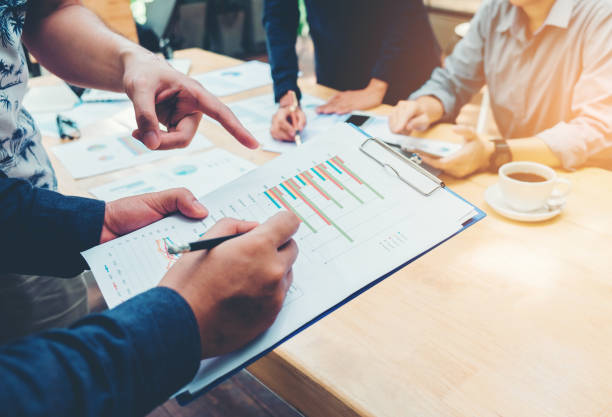 istock Start up business team colleagues meeting Planning Strategy Analysis discussing new plan financial on graph data new business project 836448490
