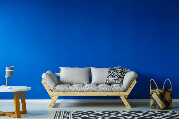 istock Stylish bag in a living room 836458236
