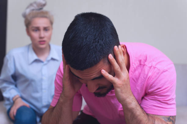 istock Couple arguing at home 836460906
