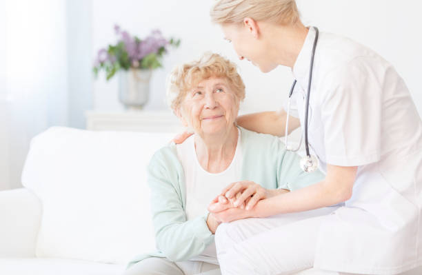 istock Happy elderly woman 836461424