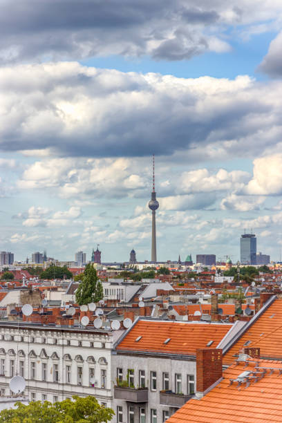 istock Beautiful top view of Berlin, Germany. Summer 2017 836462274