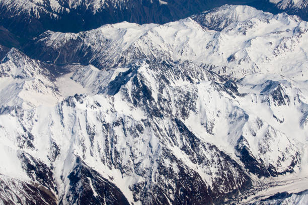 istock Top view of the Himalayan mountains in Tibet 836468480