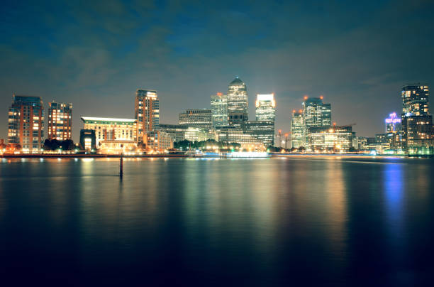 istock London Canary Wharf at night 836469862