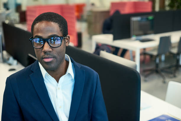 istock Confident African manager working in large company 836470278