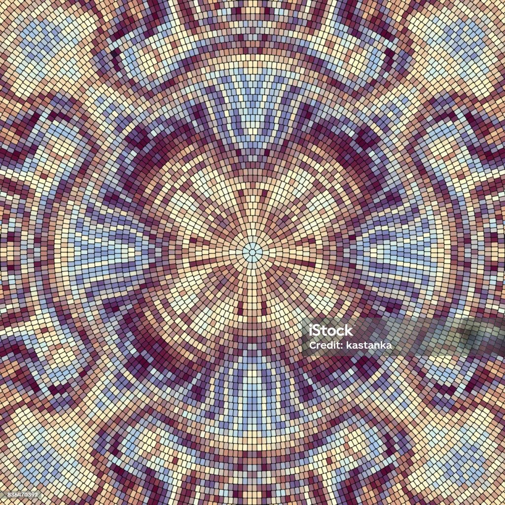 Mosaic Pattern Rid Seamless Mosaic Pattern Stock Illustration - Download Image Now ...
