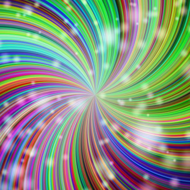 istock Elegant stars twirl ball in background design illustration. Bright abstract background with snowflakes 836477490