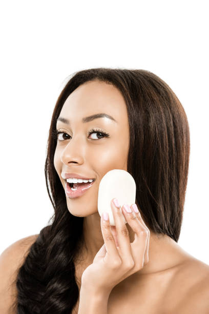 istock african american woman with soap 836485690