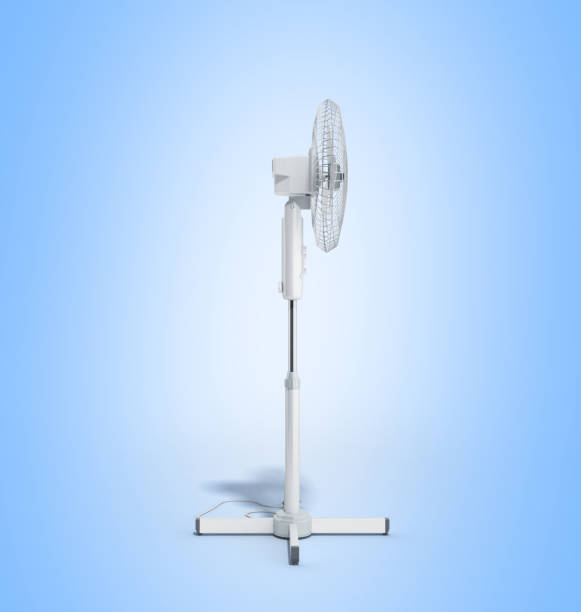 istock white electric fan 3d render on white background 836501960