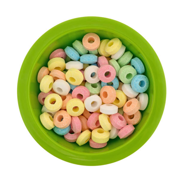 Beads for a candy bracelets in a bowl