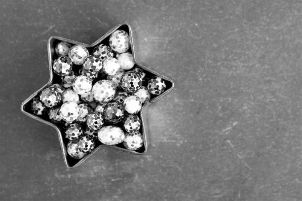 istock Christmas glitter balls and xmas star 836505658