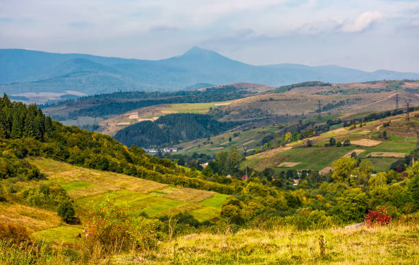 istock gorgeous countryside with village in valley 836506668