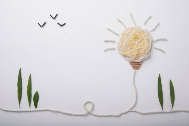 istock yarn light bulb, concept of new ideas with innovation and creativity. 836507382