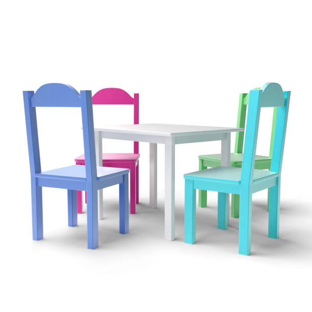 istock Kid's Table and Chair Set 836508056