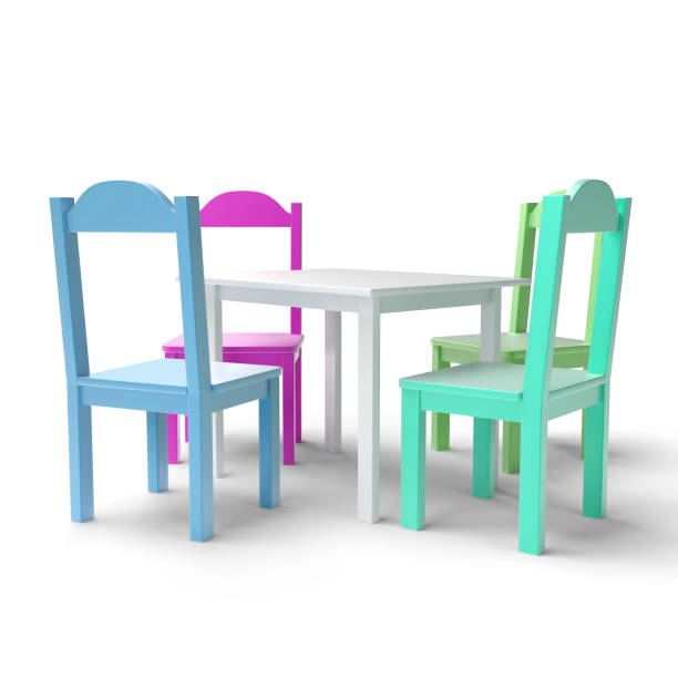istock Kid's Table and Chair Set 836508070