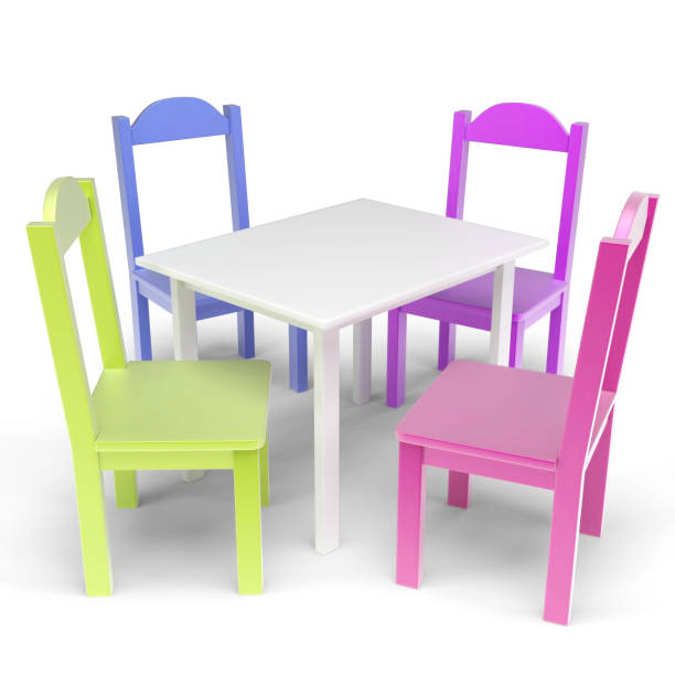 istock Kid's Table and Chair Set 836508080