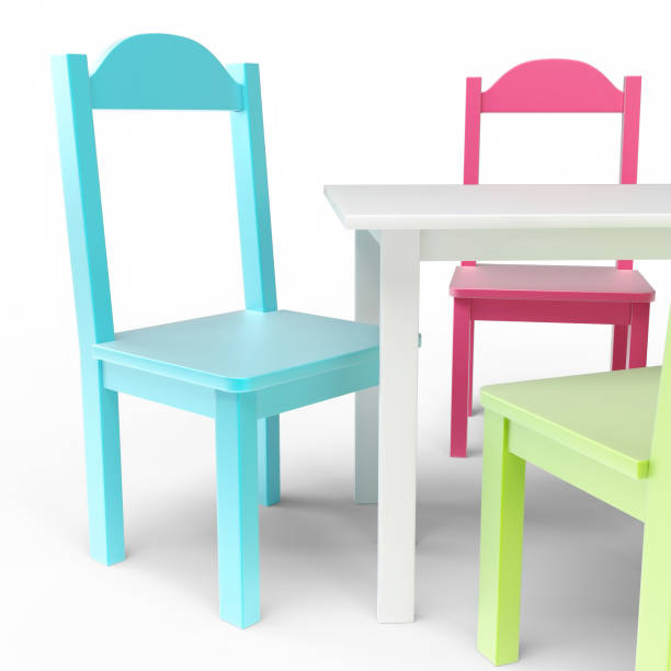 istock Kid's Table and Chair Set 836508098