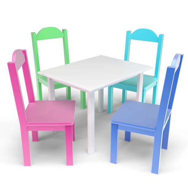 istock Kid's Table and Chair Set 836508104