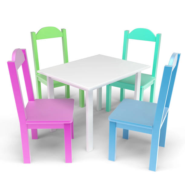 istock Kid's Table and Chair Set 836508110
